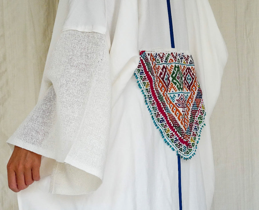 Summer white abaya - SF2320