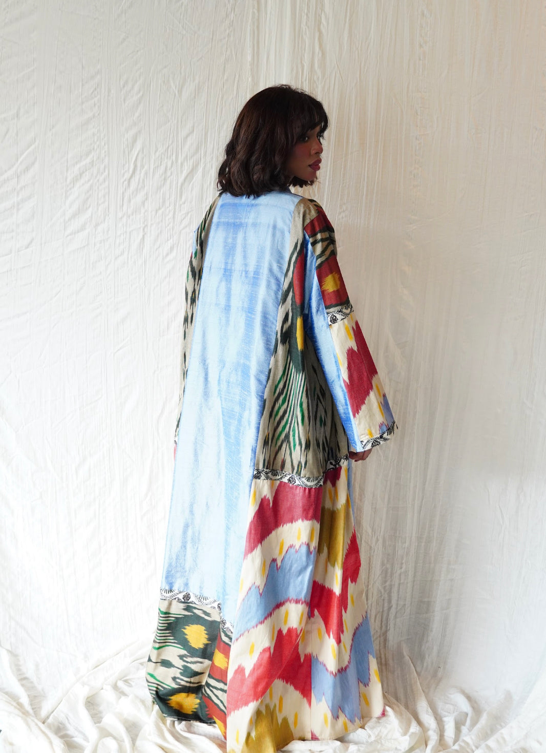 Light blue summer abaya