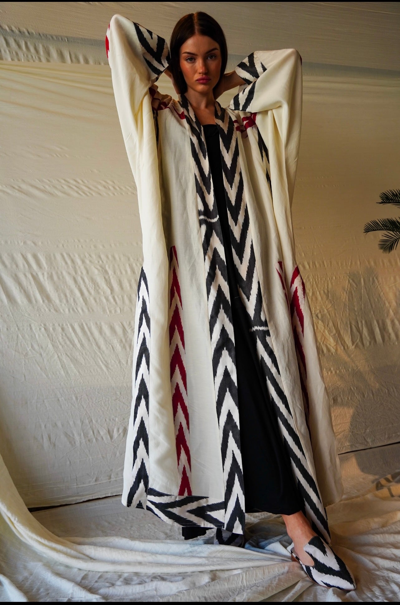 Light beige Summer abaya