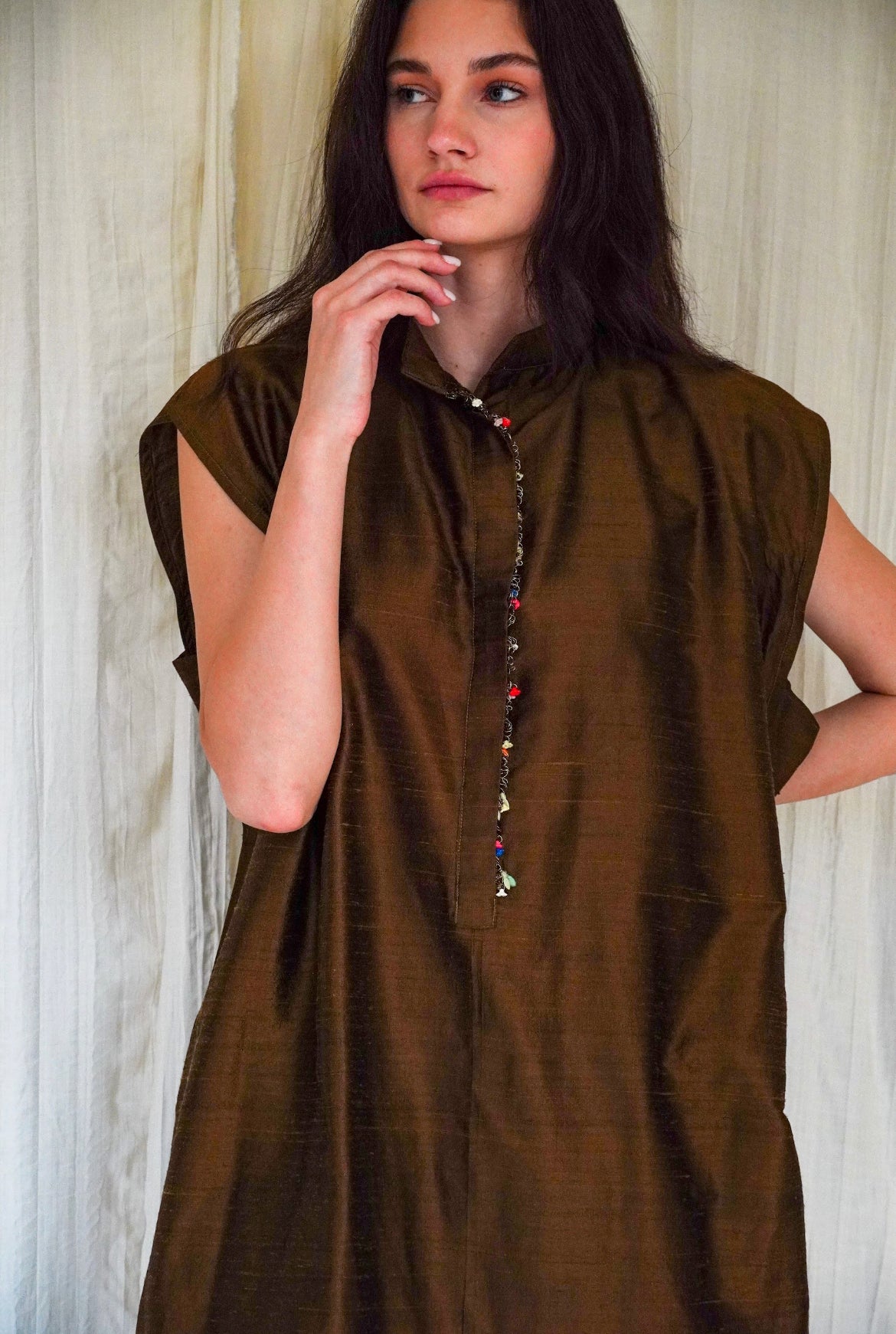 Brown dress